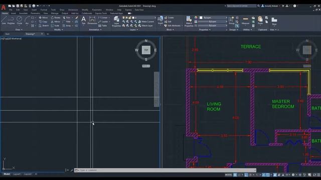 Not An Expert But will Help 01 | AUTOCAD TUTORIAL for BEGINNER - XLINE OFFSET TRIM FILLET смотреть онлайн