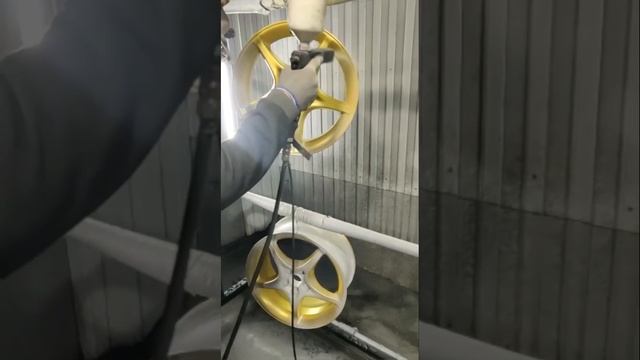 Диски Toyota Celica порошковая покраска покрытие полимером реставрация восстановление +38050320326 смотреть онлайн