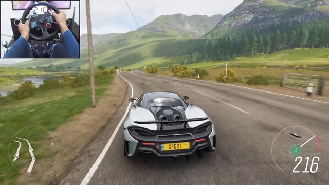 McLaren 600LT - Forza Horizon 4 | Logitech G29 Gameplay