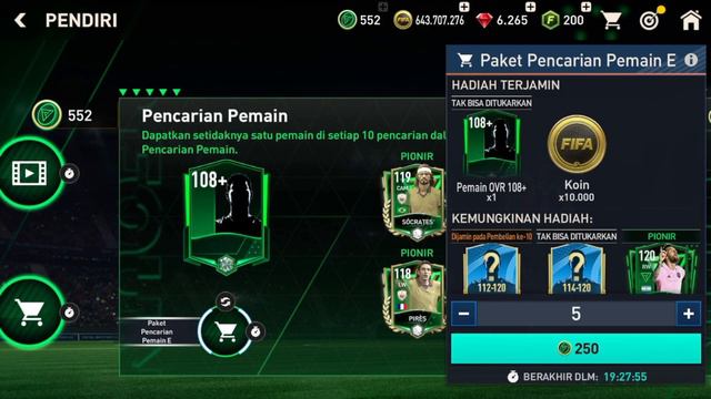 GACHA TERAKHIR ALL IN DAPAT PEMAIN PIONIR SEBELUM RESET SEASON & SERVER MAINTENANCE - FIFA MOBILE 2 смотреть онлайн