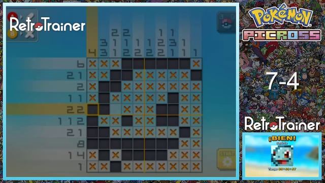 POKEMON PICROSS - AREA 07 ALL SOLUTIONS & JIRACHI смотреть онлайн