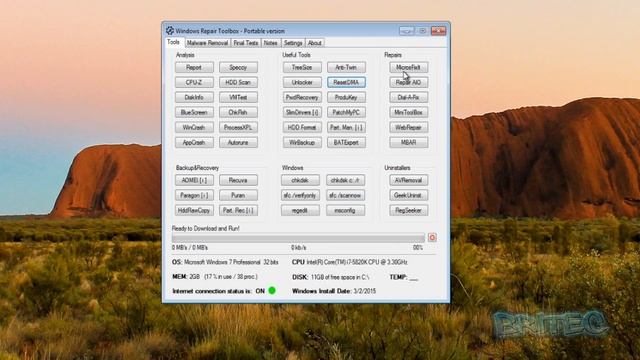 Automated Malware Removal Software - Windows Repair Toolbox