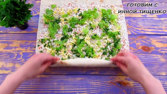 РУЛЕТ из ЛАВАША - 2 вкусные начинки. Быстрые Закуски Рулеты на праздничный стол! Рецепты смотреть онлайн