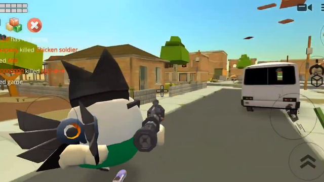  TALL CHICKEN IN CHICKEN GUN!! TRYING TO KILL THE TALL CHICKEN 4.0.0