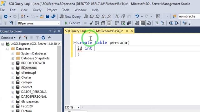 1.CREACION DE BASE DE DATOS EN SQL SERVER - CRUD C# смотреть онлайн