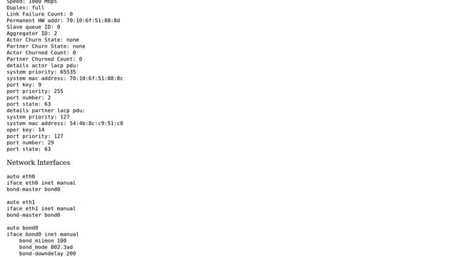 DevOps & SysAdmins: Debian LACP Bond eth0 Churning state смотреть онлайн