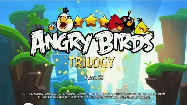 Angry Birds Trilogy Title Screen (PS3, 360) смотреть онлайн
