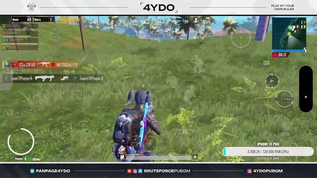 ИГРАЕМ ТУРНИР С BRUTE FORCE | 4YDO PUBG Mobile смотреть онлайн