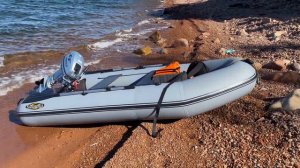 Лодка АНДРОМЕДА 335 киль и 2х тактный лодочный мотор SHARMAX SM9.9HS