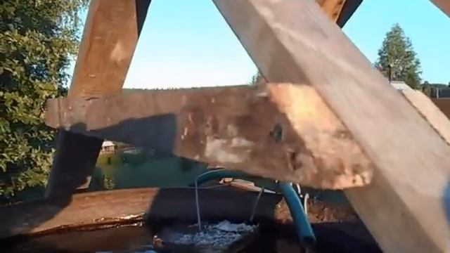 Душ.для дачи.Солнечный акумулятор для нагрева воды от солнца. смотреть онлайн