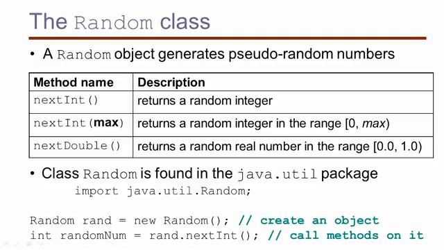 Random Number Generation LEC 32 смотреть онлайн