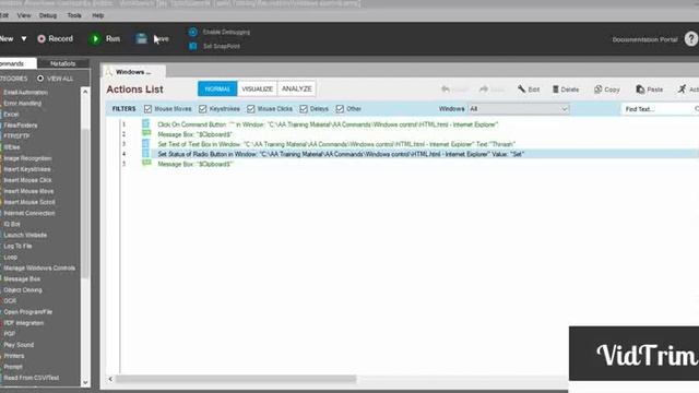 Manage windows control command in Automation Anywhere - Get Value, Get Name, Link, mouse click смотреть онлайн