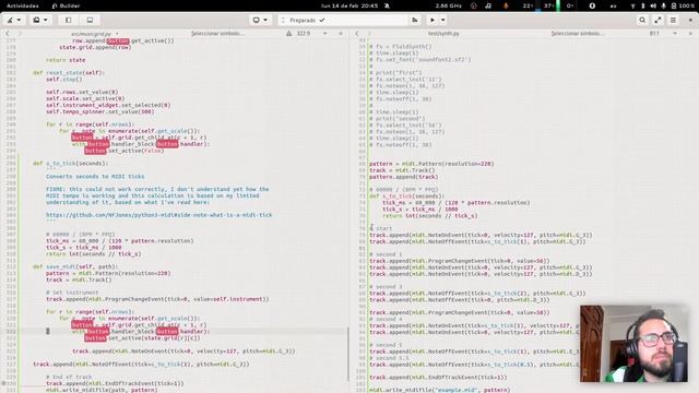 Live Coding [ES] - Loop, creand un fichero MIDI | python | GNOME app | Gtk4 смотреть онлайн