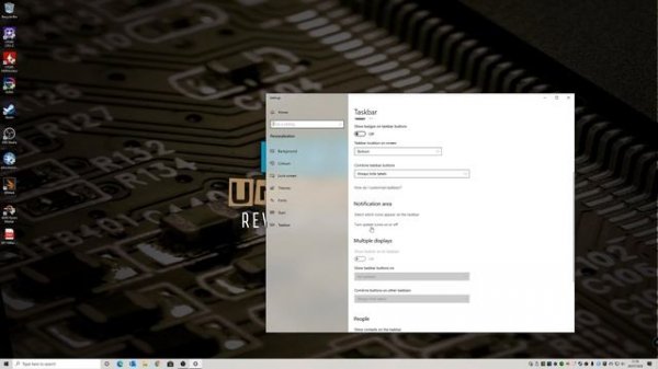 Windows 10 Customise The Notification Area