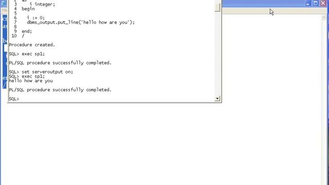 Oracle Part 14 Stored Procedure Create and Execute смотреть онлайн