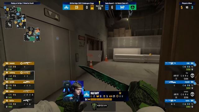 КЛАУДА ПОСЛЕДНИЙ ШАНС!! - Cloud9 Vs Imperial | IEM RIO 2022 (CS:GO)