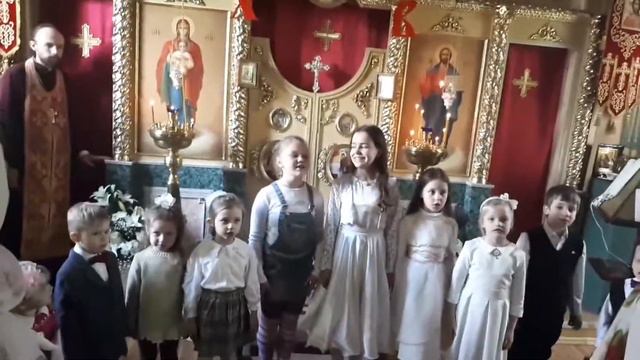 Пасхальне привітання діточок храму Великомученика і Цілителя Пантелеімона смотреть онлайн