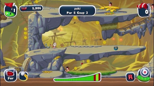 Worms crazy golf Game Play (HQ) смотреть онлайн