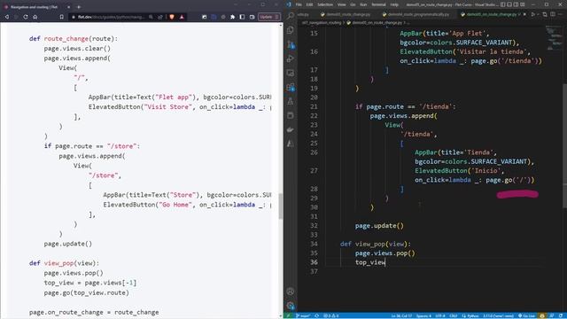 Flet Curso: 44 Navegar Entre Diferentes Lugares (Vistas - Views) de una Aplicación смотреть онлайн