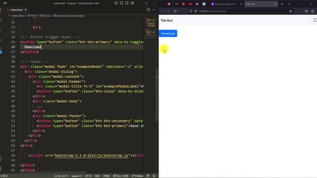الرسائل المنبثقة | Bootstrap 2023 | Modal смотреть онлайн