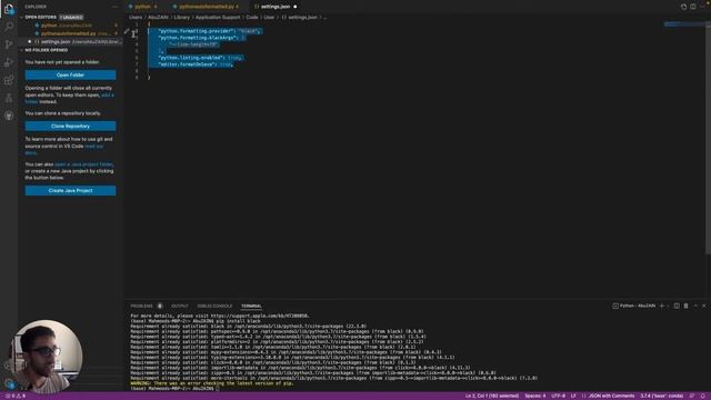 Auto-format Long Lines in Python VSCode смотреть онлайн