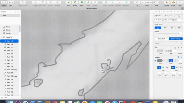 Venom graphic illustration | Sketch software | Delineation Art смотреть онлайн