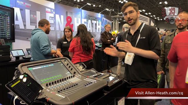 AES 2023 NYC - Allen & Heath Avantis Solo and CQ Mixers смотреть онлайн