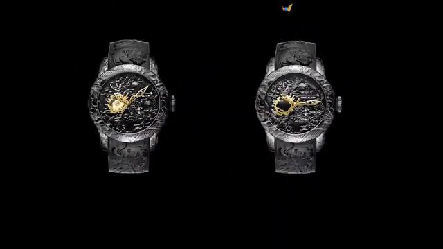 Men Watches 3D Sculpture Dragon Japan Movement Quartz Watches смотреть онлайн