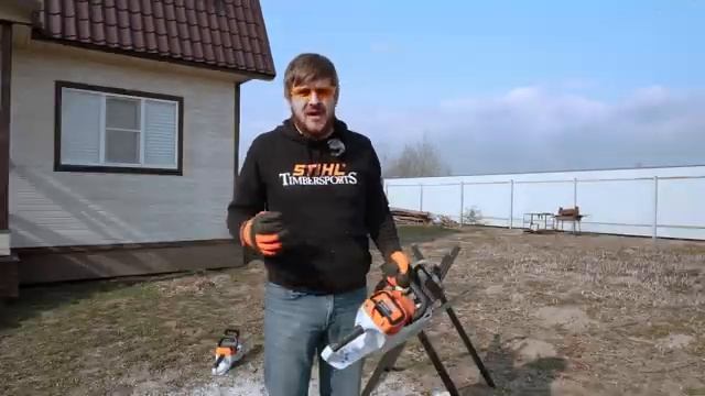 STIHL MSA 220 MSA140 MS 211C. Тест-драйв аккумуляторных и бензопил. смотреть онлайн
