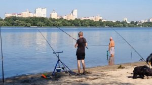 Ловля на живца с берега/Судак Окунь/Видеоотчет Июль 2022