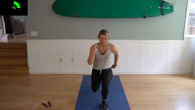 15 minute Jump Rope HIIT Fullbody Workout~ Calorie Burn смотреть онлайн