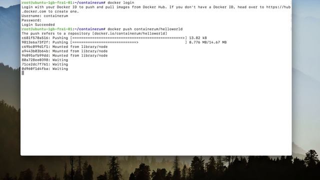 Hello, World! It's Containerum! смотреть онлайн