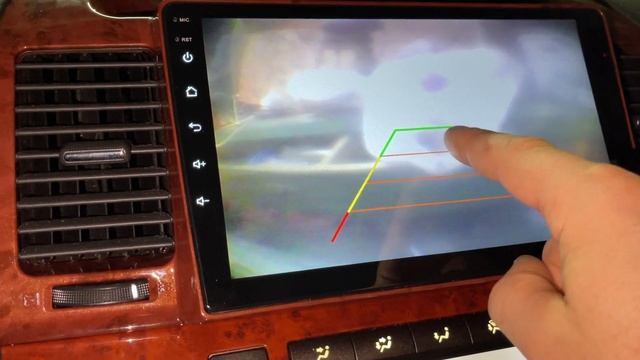 Настройка параметров задней камеры на ГУ OKNAVI TS10 смотреть онлайн