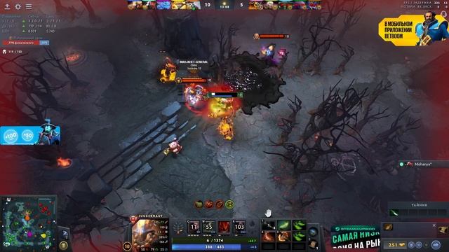 КУМАН НЕ МОЖЕТ ПОБЕДИТЬ ЛИВЕРОВ НА ДЖАГЕ ДОТА 2| COOMAN DOTA 2 смотреть онлайн