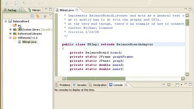 Java WiiBalanceBoard смотреть онлайн