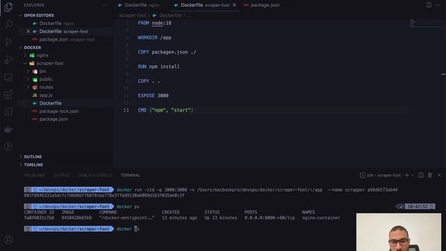 Docker Crash Course For Beginners - dockerfile смотреть онлайн