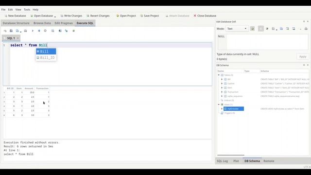 SQL - View смотреть онлайн
