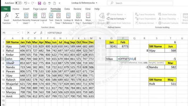 Offset Function in Excel Part-2 смотреть онлайн