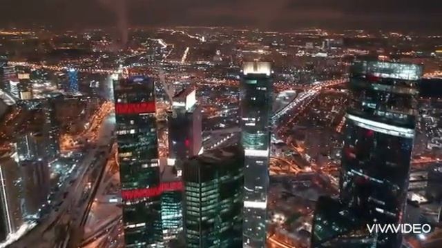 Москва-Сити ночью (Московский международный деловой центр) @ProfAV X @Sibewest