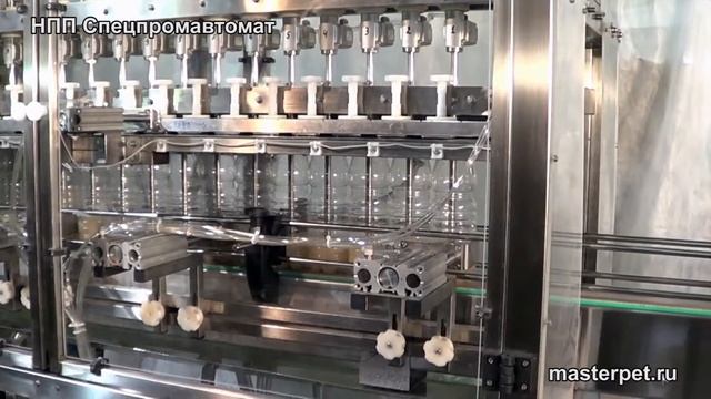 Автоматическая машина розлива пенящихся пищевых продуктов, розлив со дна — НПП Спецпромавтомат смотреть онлайн