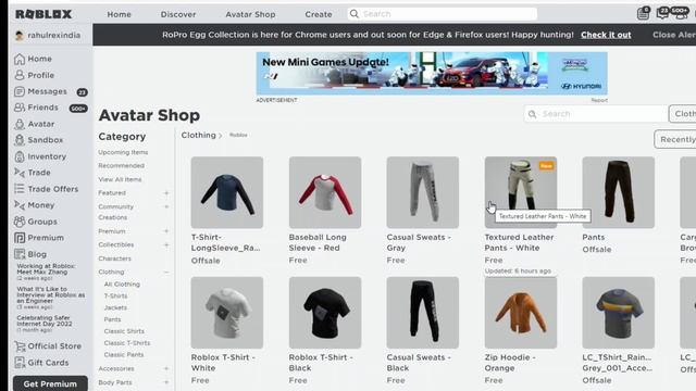 FREE ACCESSORIES! HOW TO GET MORE LAYERED CLOTHING PANTS & T-SHIRTS! (ROBLOX 3D LAYERED CLOTHING) смотреть онлайн