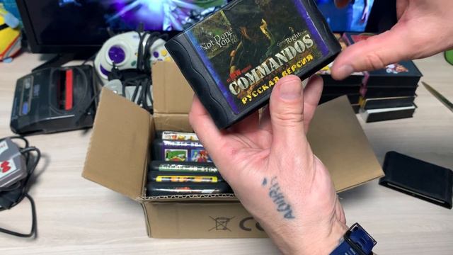 Очень Крутая Посылка с Картриджами и Платками СЕГА (SEGA) смотреть онлайн