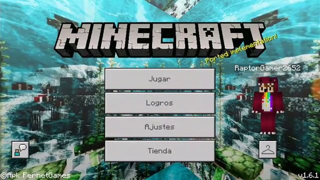 Descarga Minecraft PE 1.6.1 Apk | Raptor Gamer Junior смотреть онлайн
