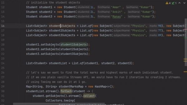 Java : Teeing Collector