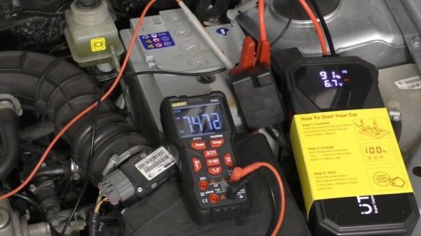 Тест пускача Utrai Jstar X1 на суперконденсаторах