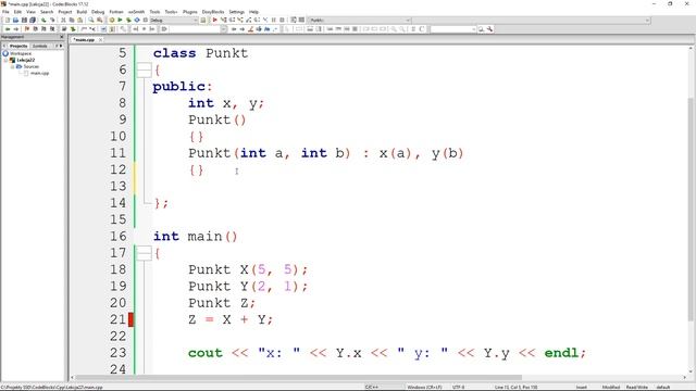 22. Kurs C++ dla początkujących - Przeciążanie operatorów (+-*/%...) смотреть онлайн