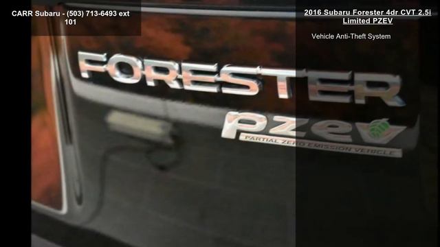 2016 Subaru Forester 4dr CVT 2.5i Limited PZEV смотреть онлайн