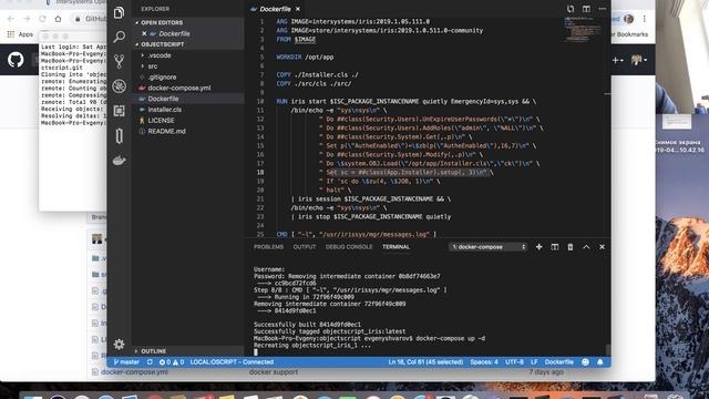 Developing Solutions with InterSystems IRIS Using Docker and VSCode смотреть онлайн
