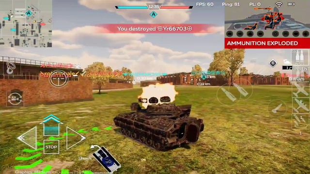 War Thunder Mobile: M3 Bradley GAMEPLAY (Bruuu 2 Missiles 🫨) 4K/60FPS смотреть онлайн