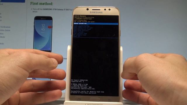How To Boot Into Recovery Mode In SAMSUNG Galaxy J7 2017 |HardReset.info